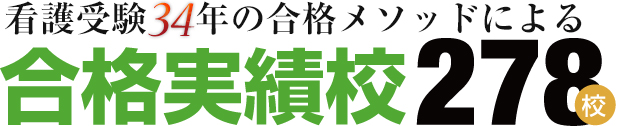 看護学校受験28年の合格メソッドによる合格実績
